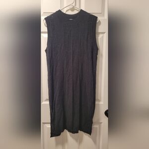 Calia swimsuit cover up dress, crochet, Large